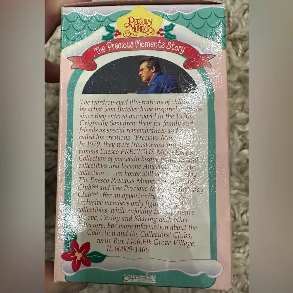 Enesco Precious Moments Chapel Ornament 1992 and 1995 Home for the Holidays